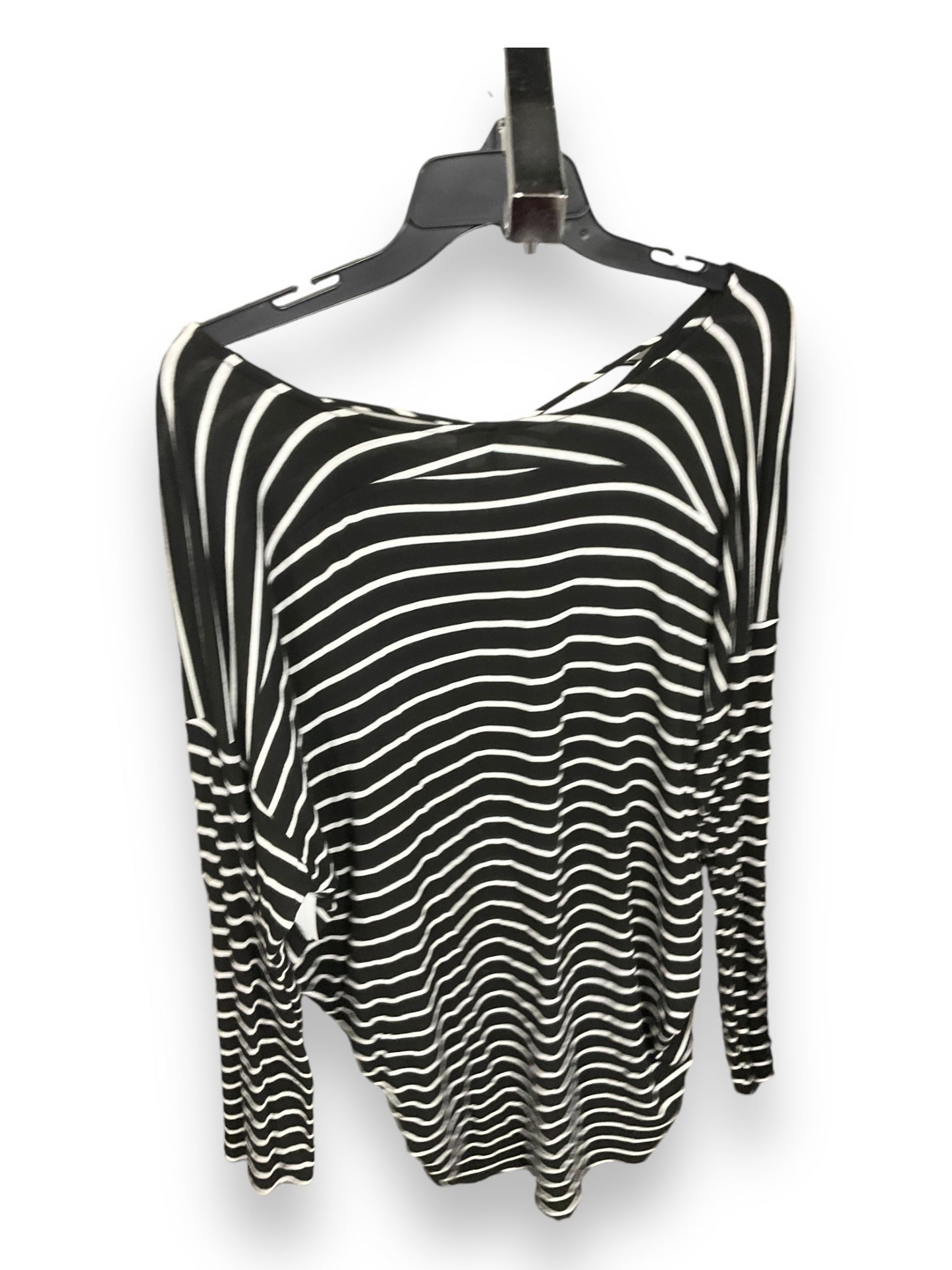 Top Long Sleeve By Clothes Mentor In Striped Pattern, Size: L