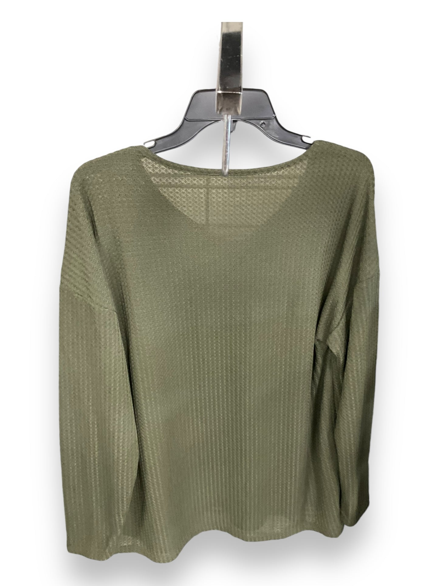 Top Long Sleeve By Clothes Mentor In Green, Size: 2x