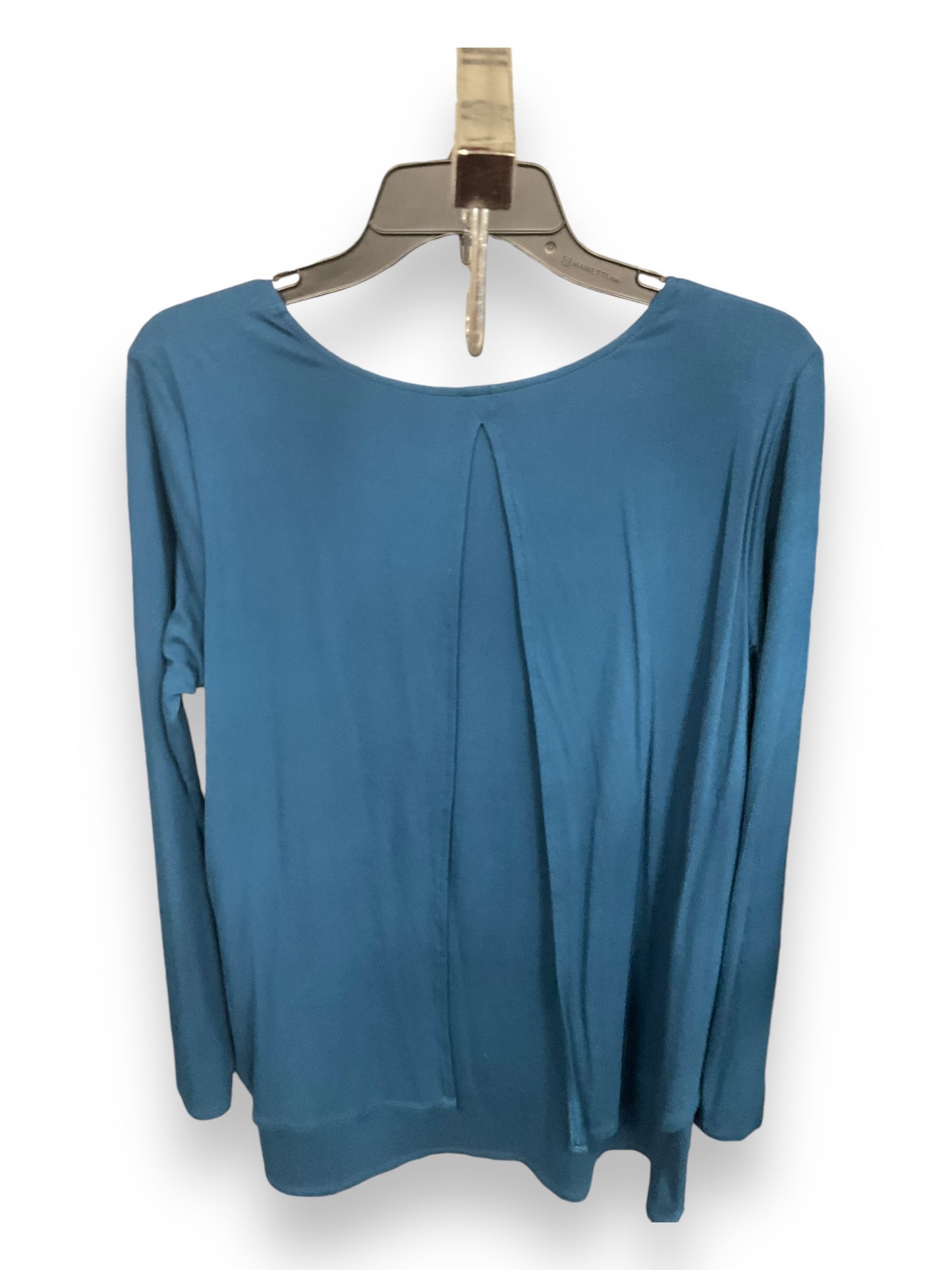 Top Long Sleeve By Soft Surroundings In Teal, Size: M