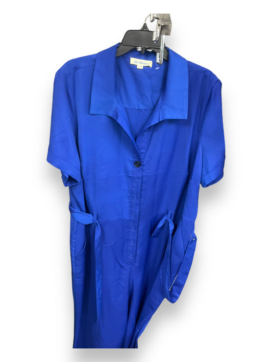 Jumpsuit By Clothes Mentor In Blue, Size: 3x