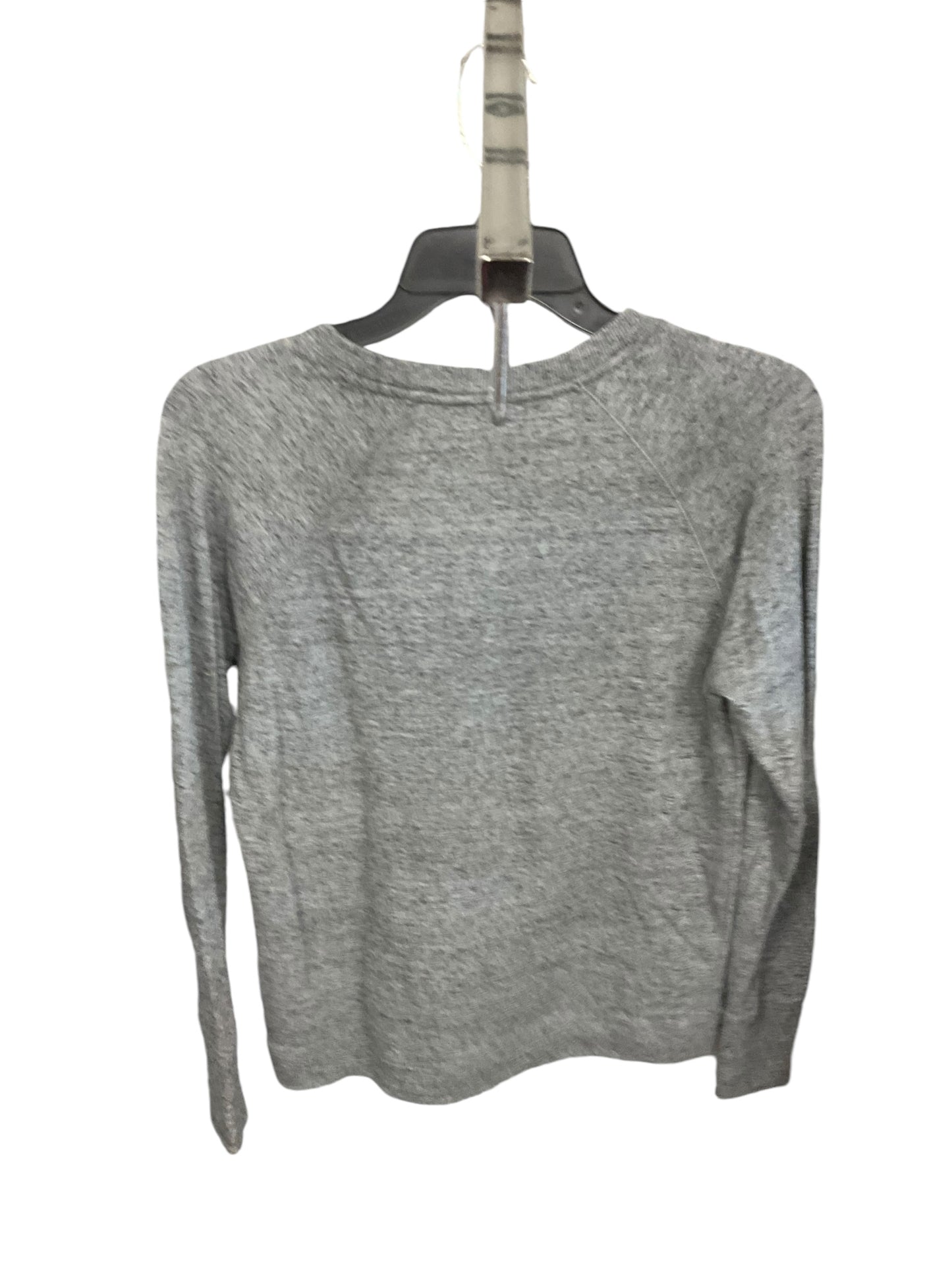 Athletic Top Long Sleeve Crewneck By Athleta In Grey, Size: S