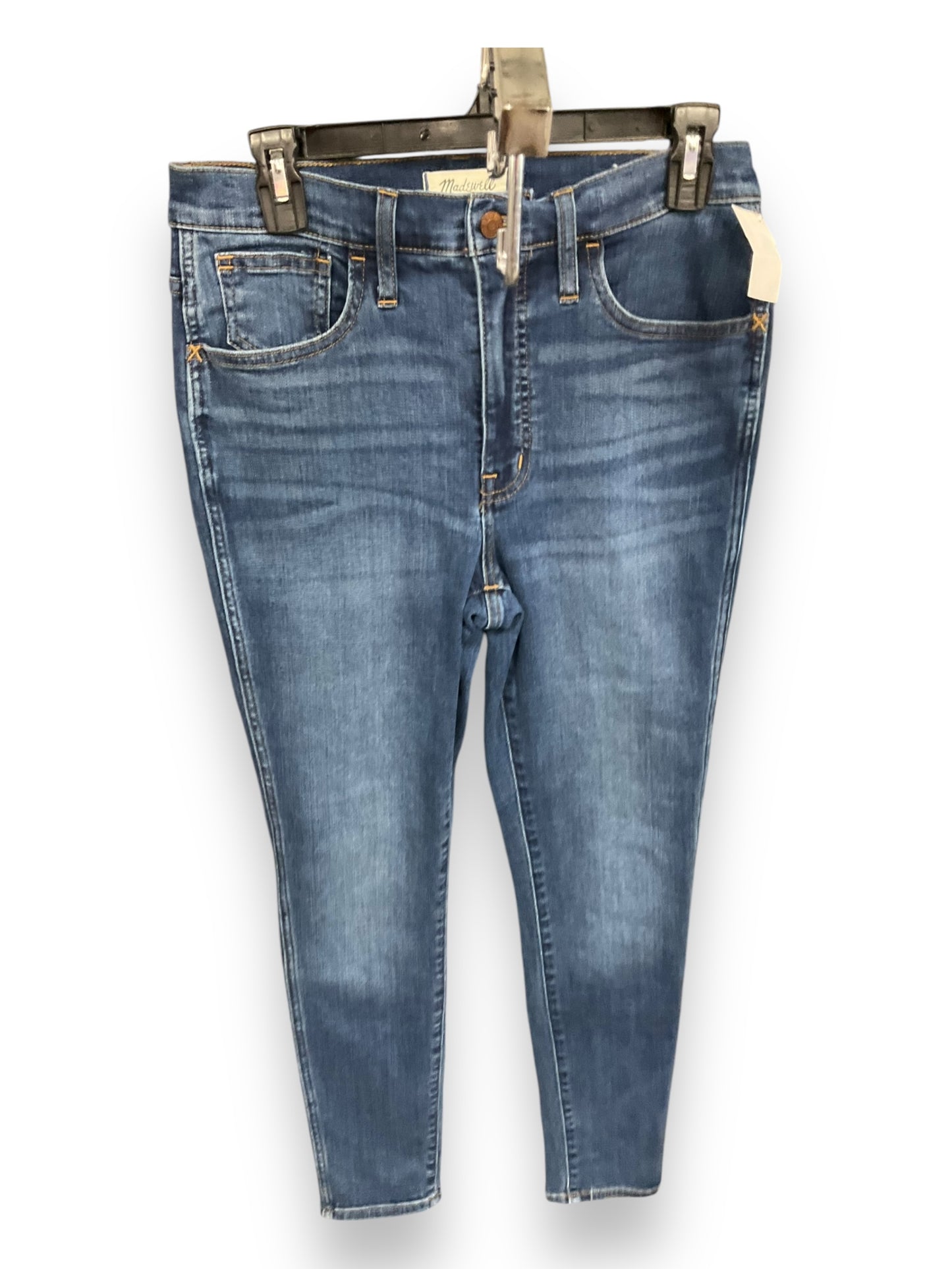 Jeans Straight By Madewell In Blue Denim, Size: 6