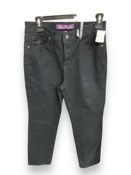 Jeans Straight By Gloria Vanderbilt In Black, Size: 8