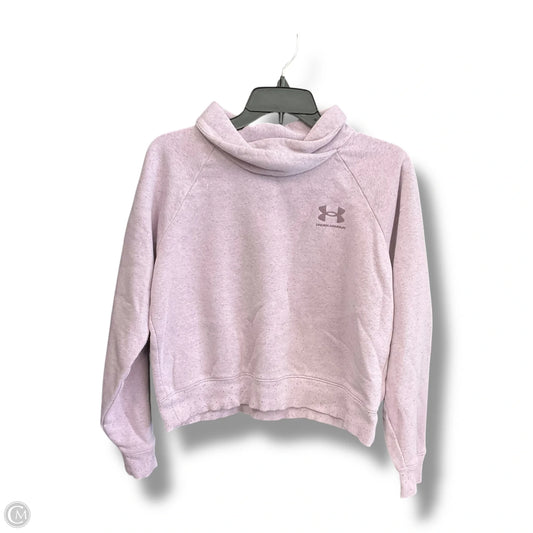 Athletic Sweatshirt Collar By Under Armour In Purple, Size: Xs