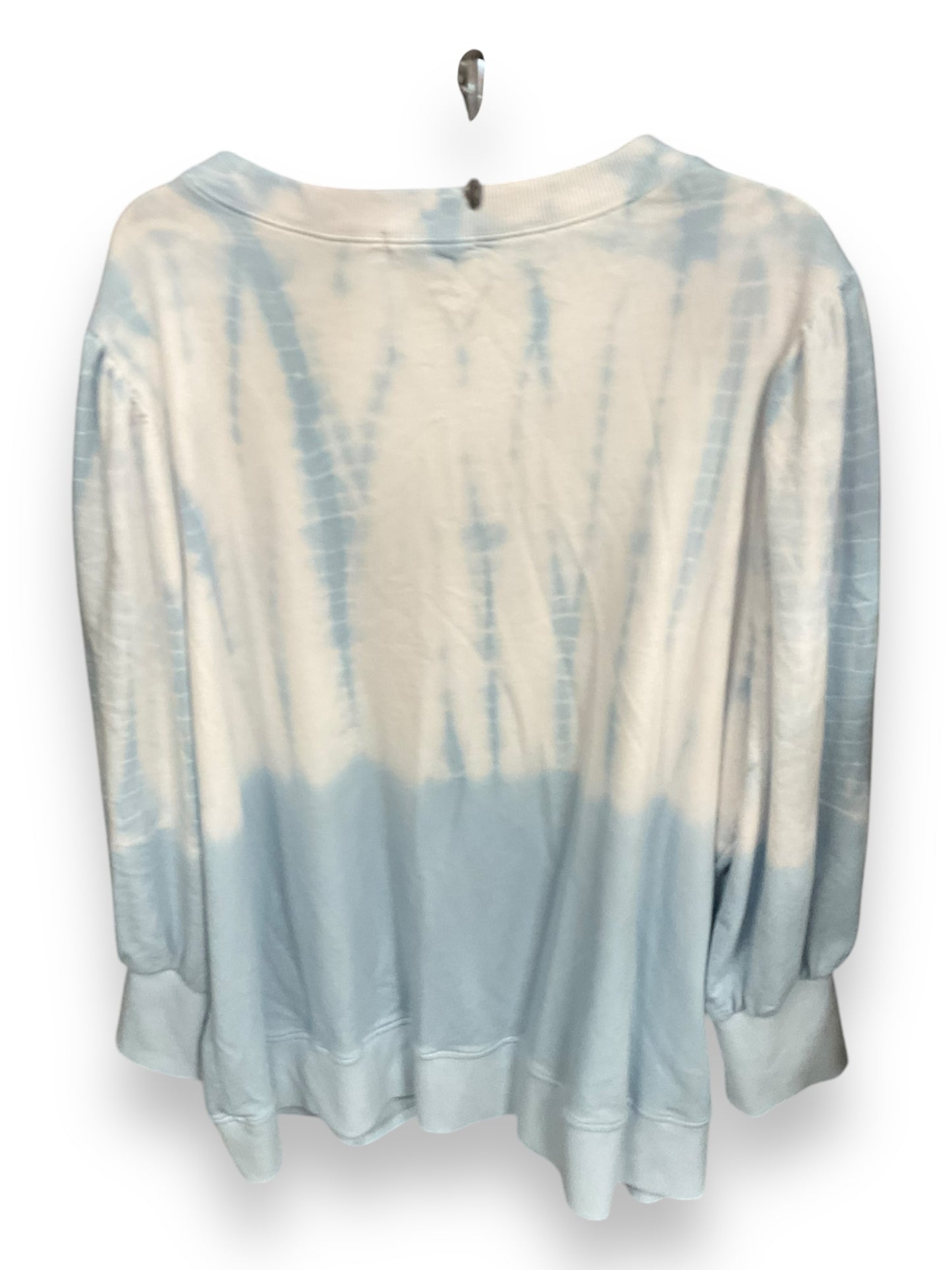 Top Long Sleeve By Clothes Mentor In Blue, Size: 3x