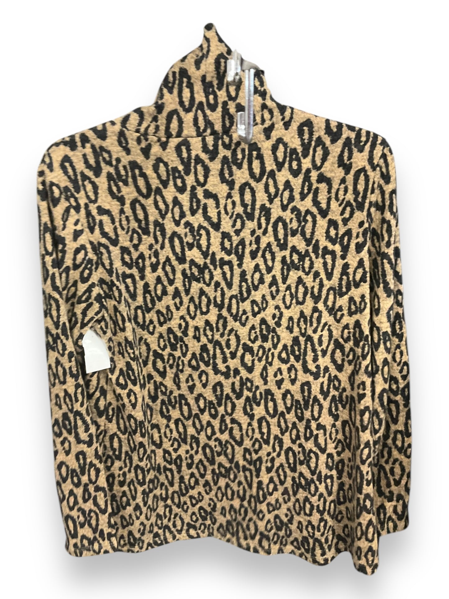 Top Long Sleeve By Massini In Animal Print, Size: S