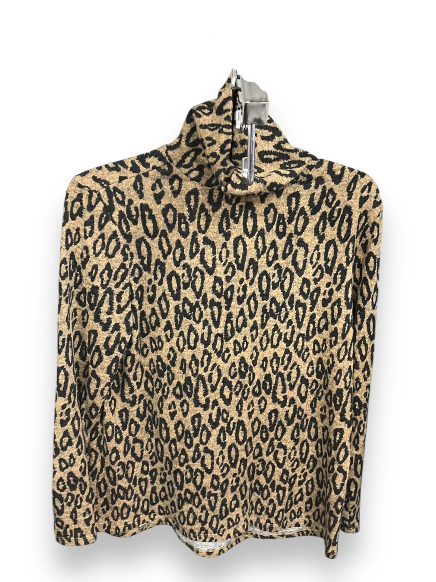 Top Long Sleeve By Massini In Animal Print, Size: S