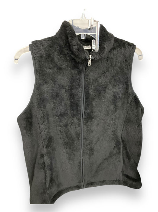 Vest Faux Fur & Sherpa By Croft And Barrow In Black, Size: L