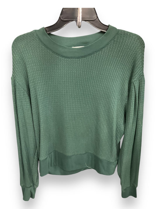 Top Long Sleeve Basic By Treasure And Bond In Green, Size: S