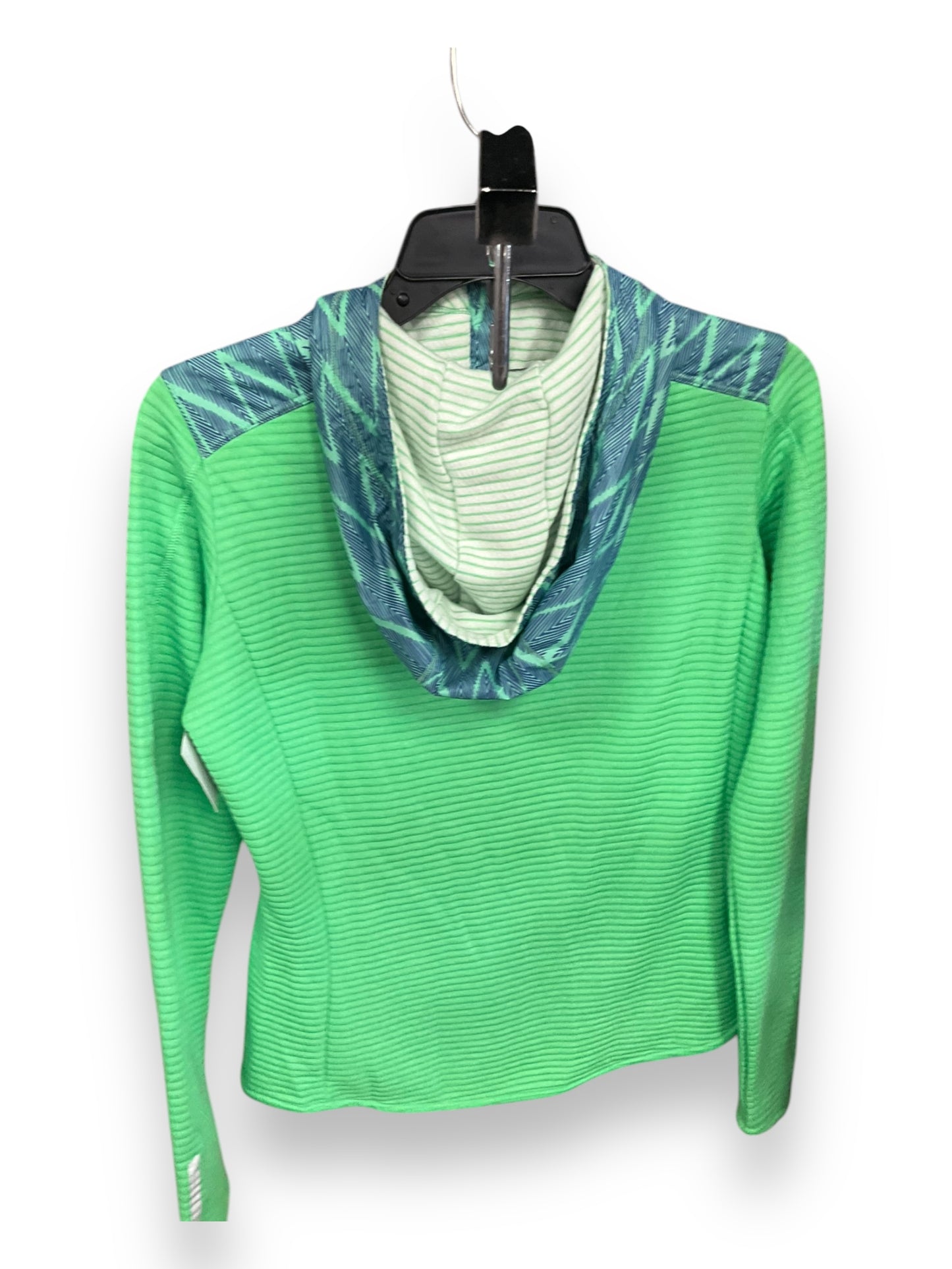 Athletic Jacket By Clothes Mentor In Green, Size: M