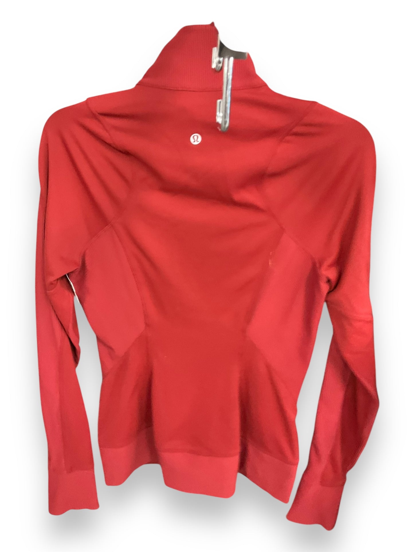 Athletic Jacket By Lululemon In Red, Size: M