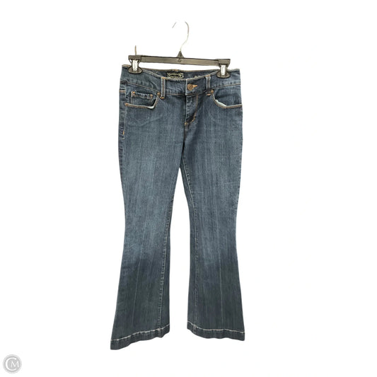 Jeans Flared By Seven 7 In Blue Denim, Size: 8