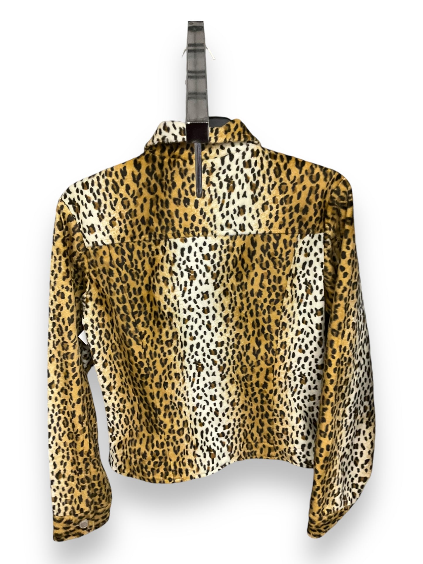 Jacket Shirt By Clothes Mentor In Animal Print, Size: S