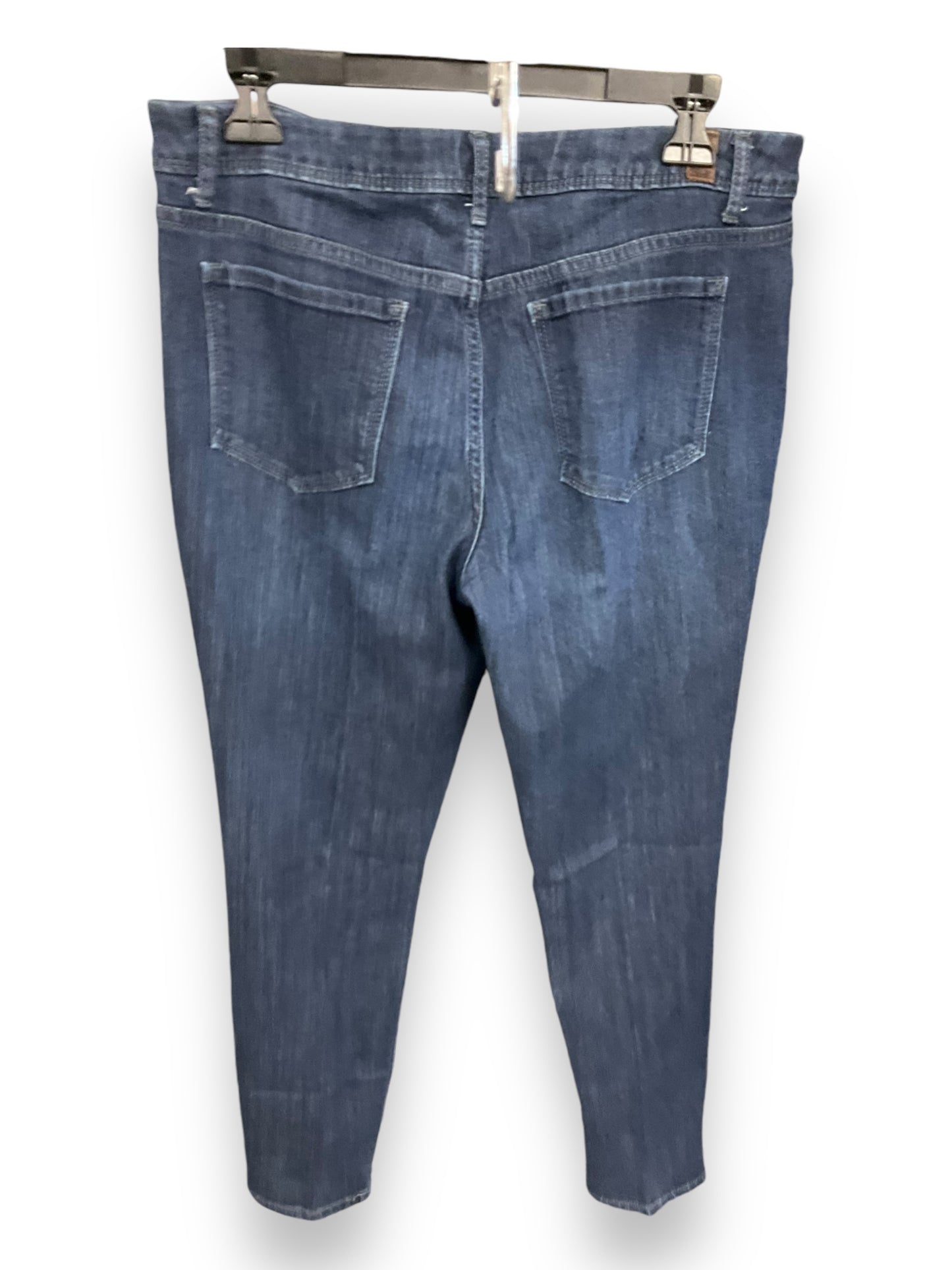 Jeans Skinny By Simply Vera In Blue Denim, Size: 12