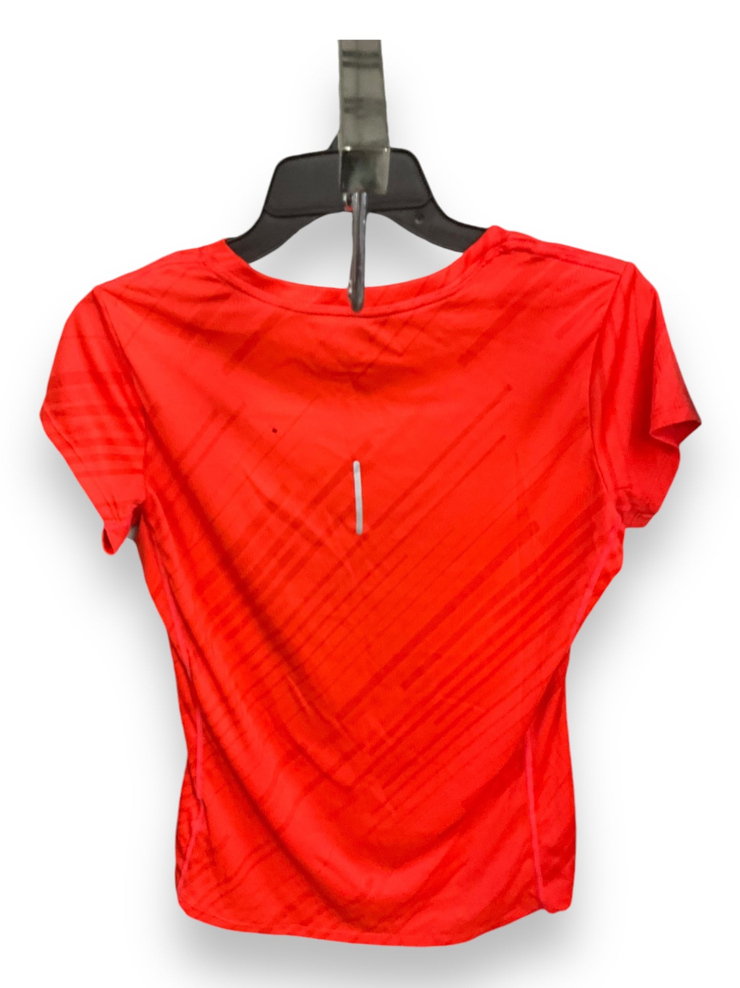 Athletic Top Short Sleeve By Nike Apparel In Orange, Size: L