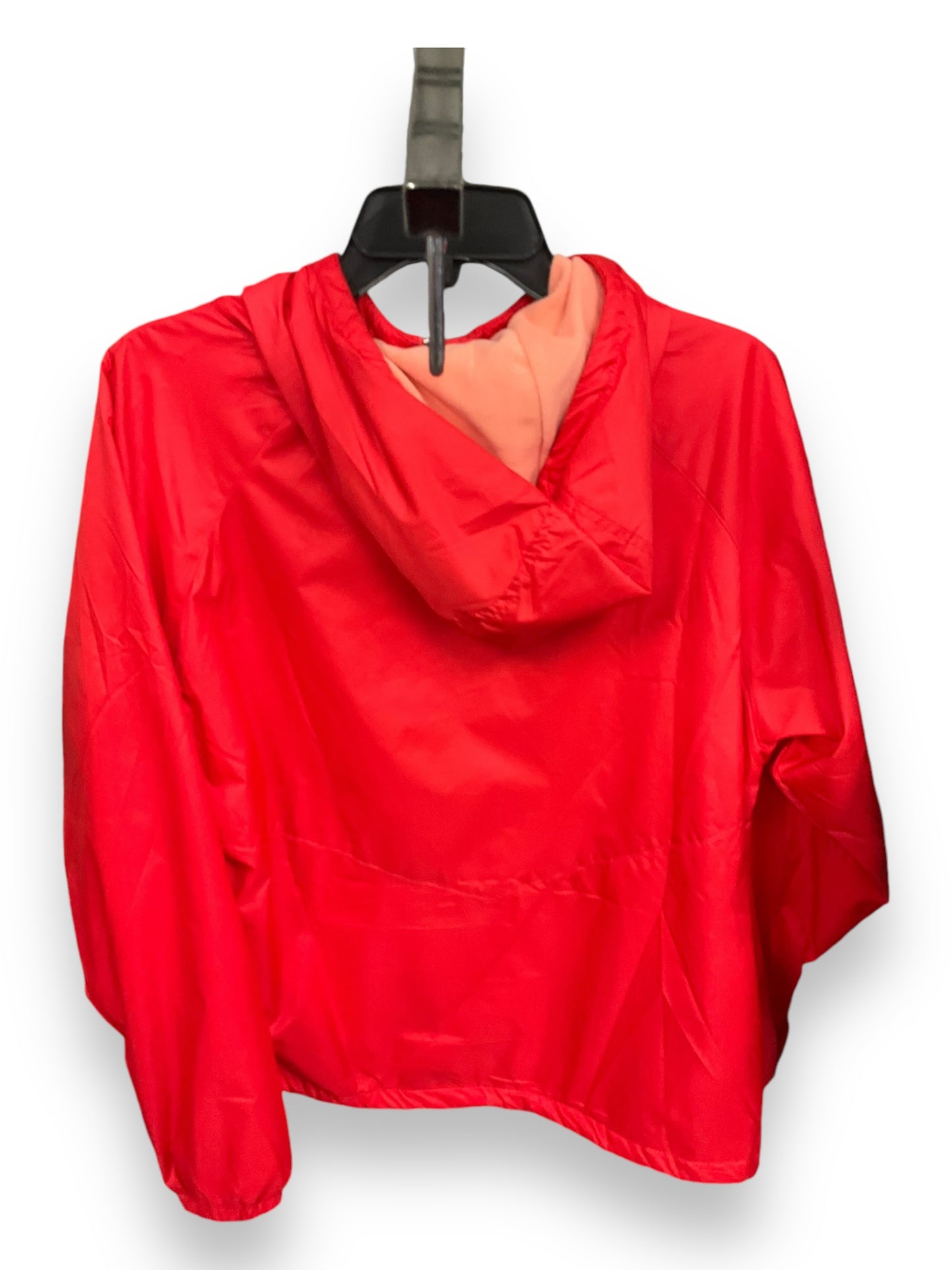 Jacket Windbreaker By Columbia In Red, Size: L