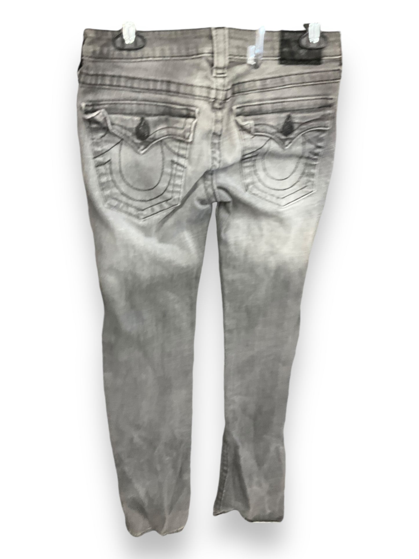 Jeans Boot Cut By True Religion In Grey, Size: 10