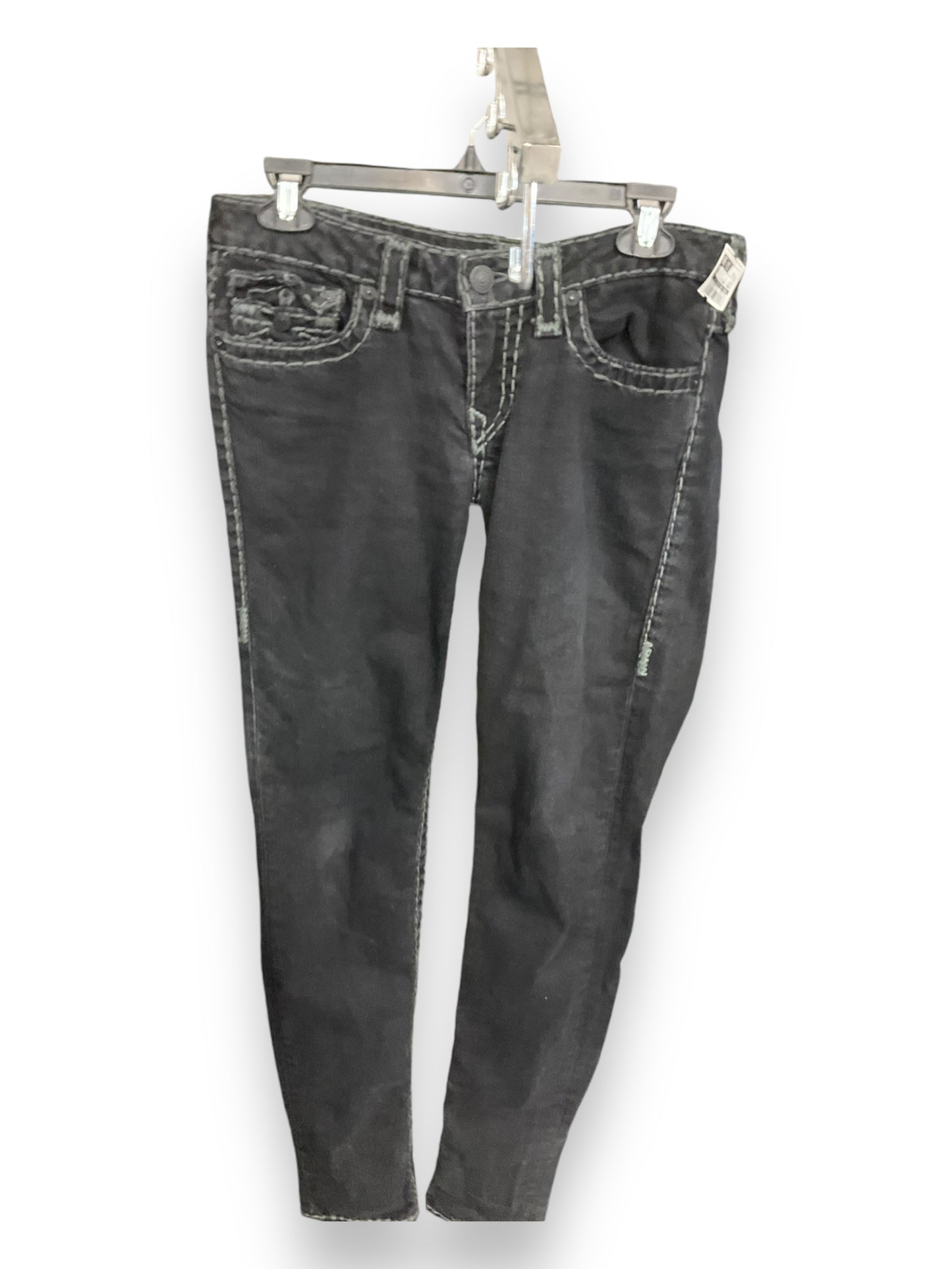 Jeans Straight By True Religion In Black, Size: 10