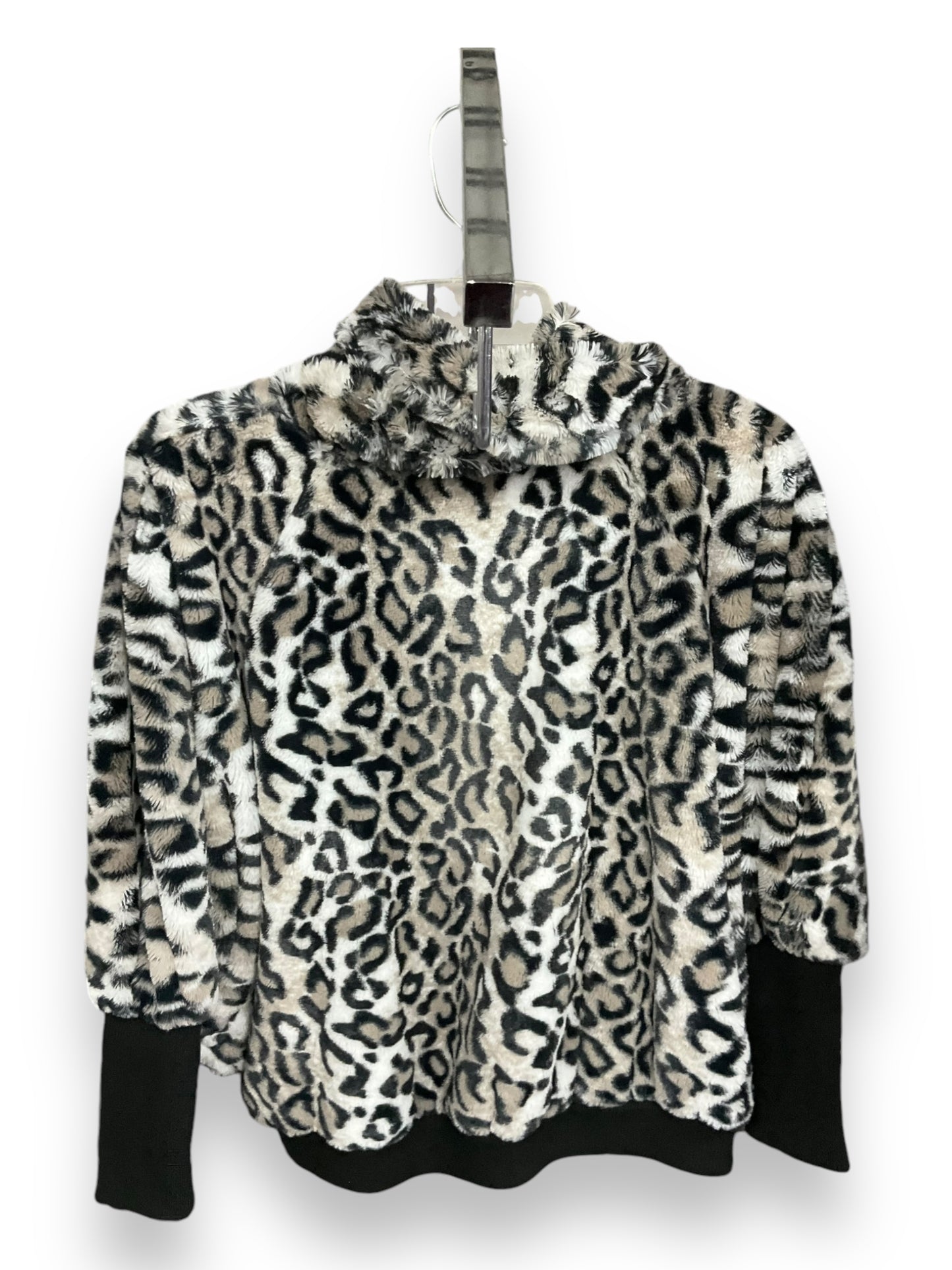 Jacket Faux Fur & Sherpa By Skyes The Limit In Animal Print, Size: M