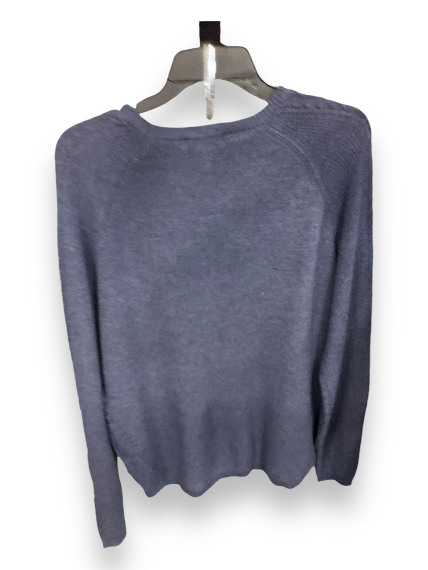 Top Long Sleeve By Como Vintage In Blue, Size: L