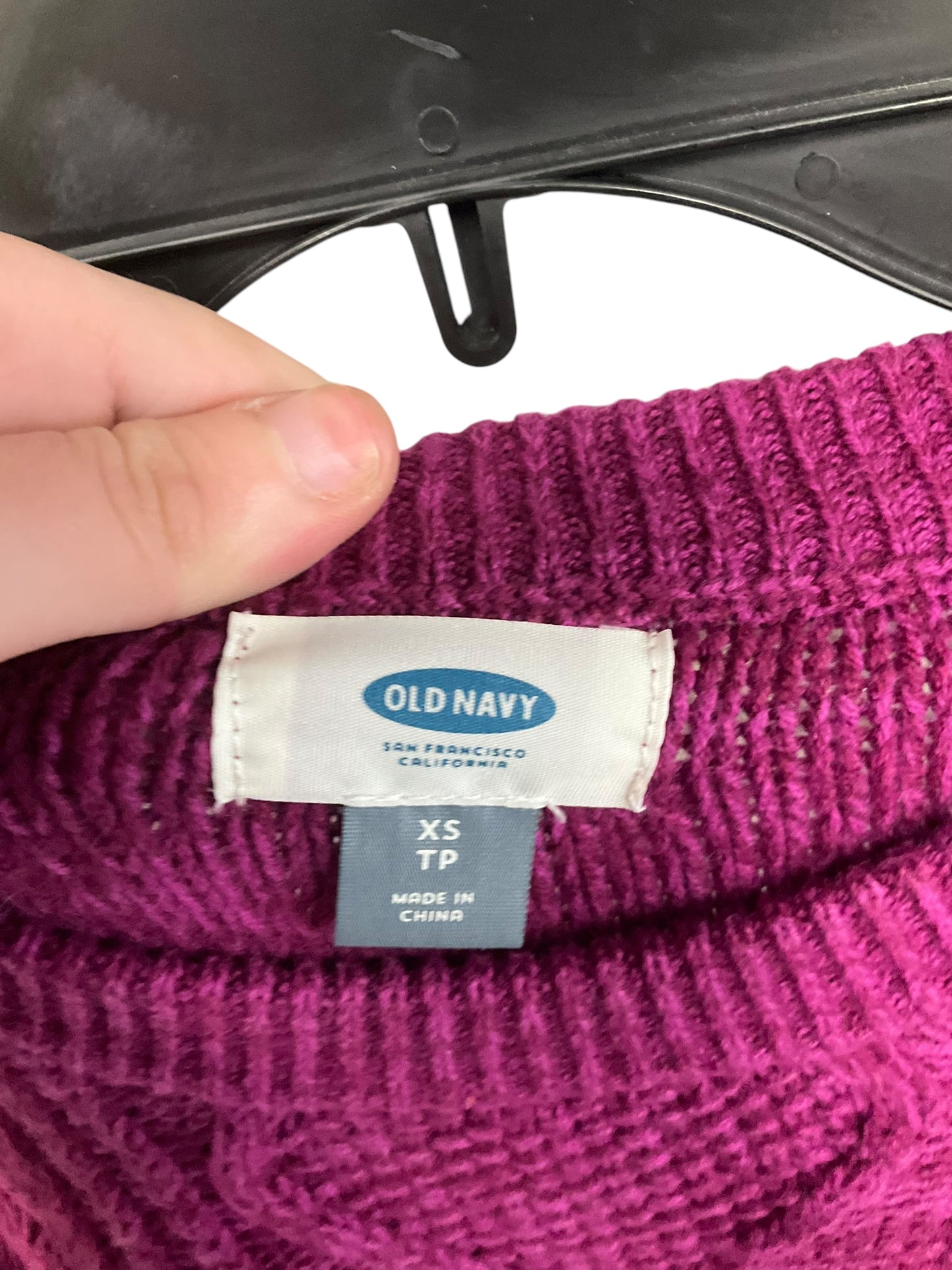 Sweater By Old Navy In Purple, Size: Xs