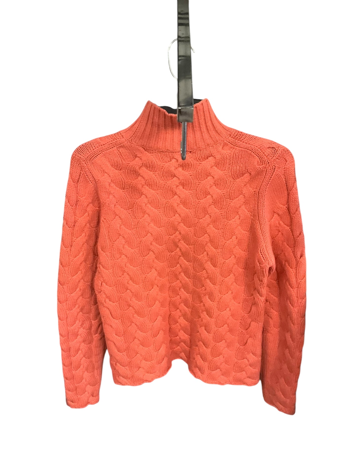 Sweater By Neiman Marcus In Coral, Size: M