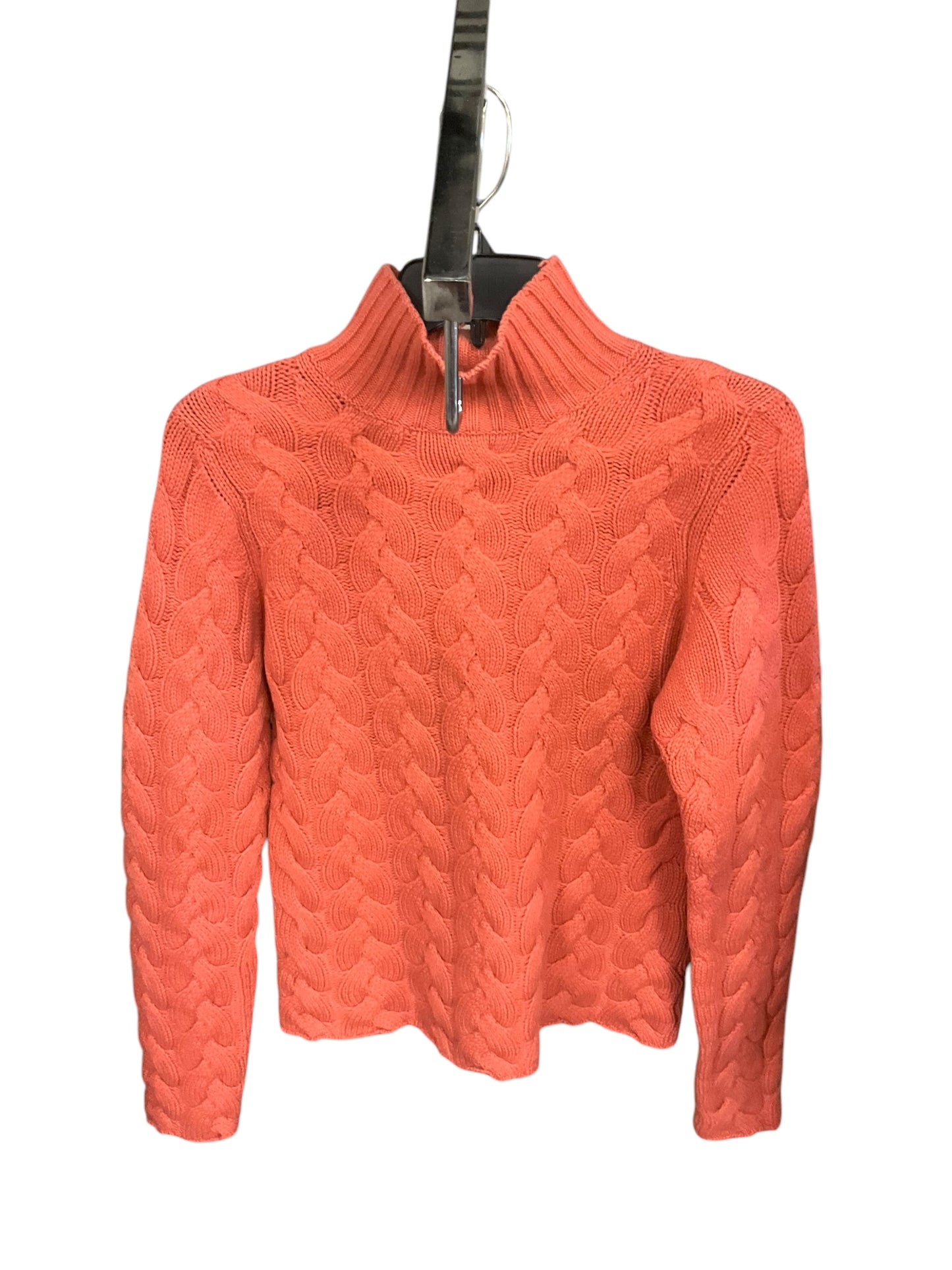 Sweater By Neiman Marcus In Coral, Size: M