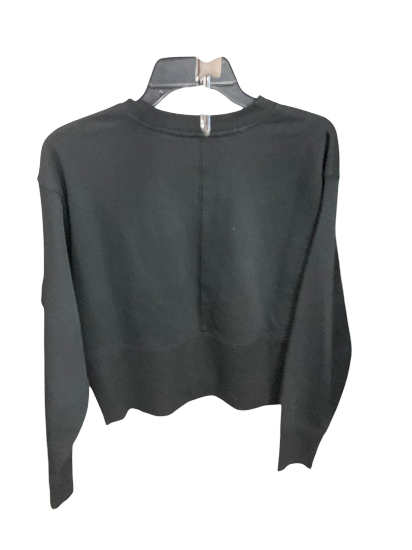 Athletic Top Long Sleeve Crewneck By Dkny In Black, Size: M