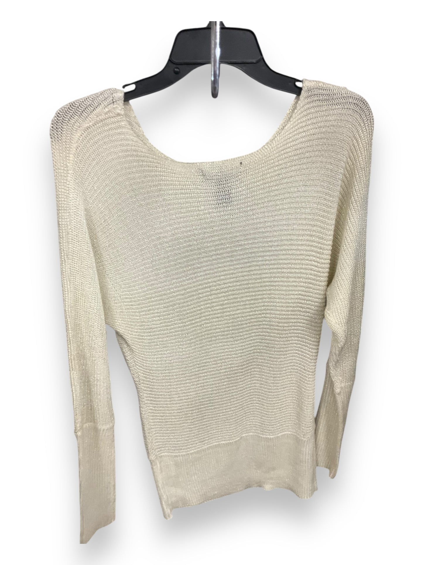 Top Long Sleeve By Attention In Ivory, Size: Xs