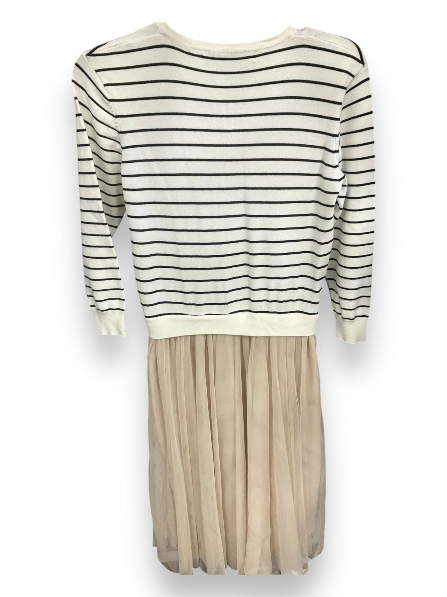 Dress Casual Midi By English Factory In Ivory, Size: L