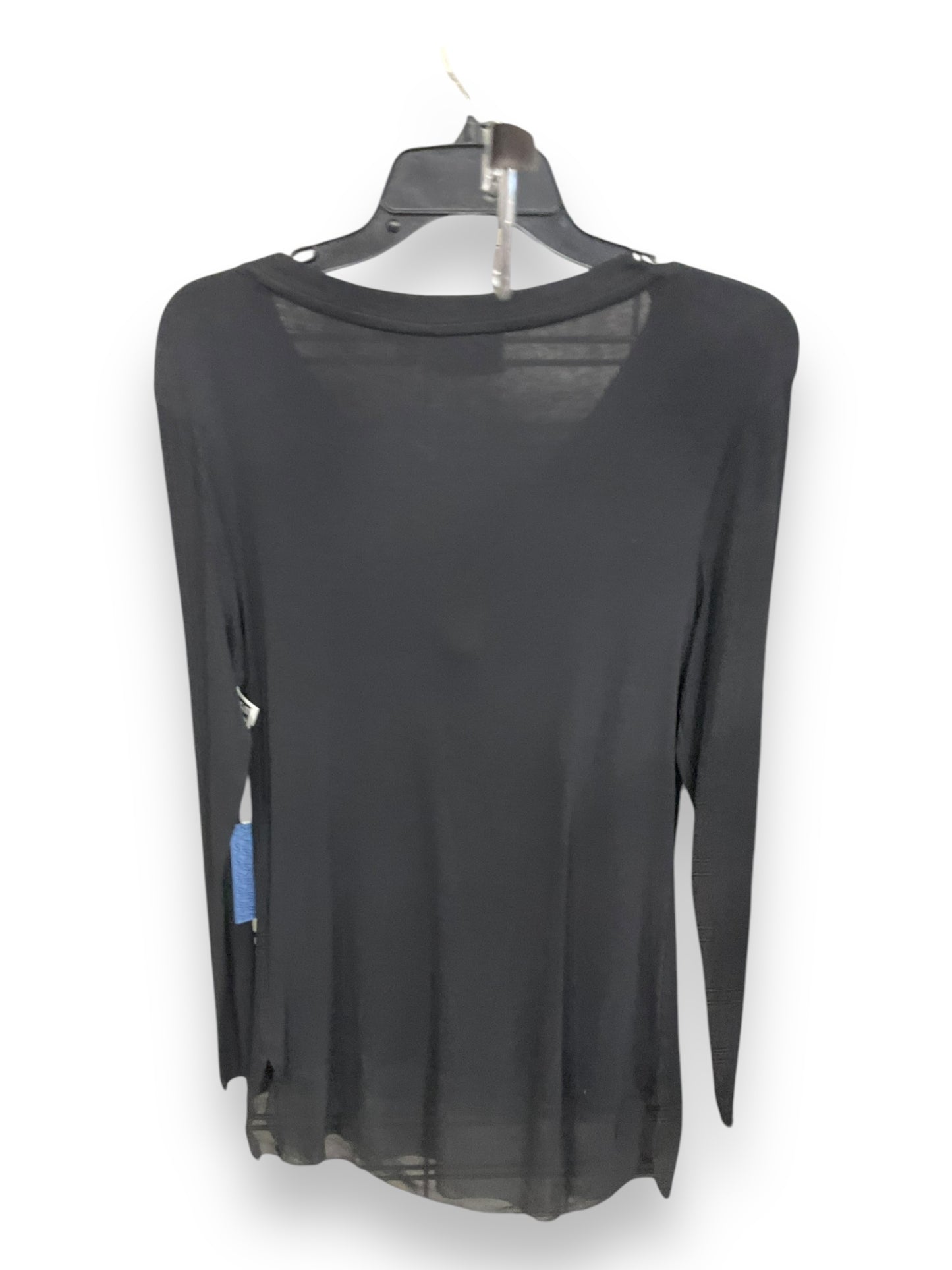 Top Long Sleeve By Simply Vera In Black, Size: M