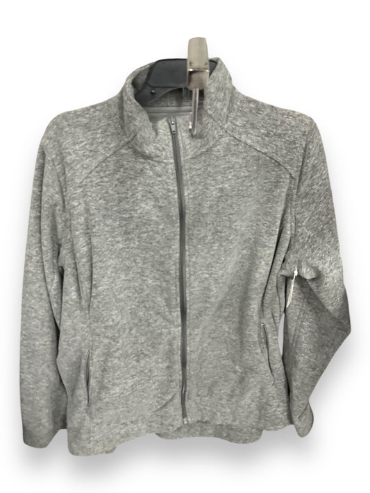 Jacket Fleece By Duluth Trading In Grey, Size: 2x