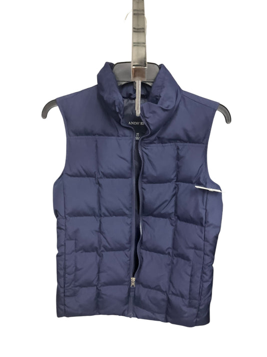 Vest Puffer & Quilted By Lands End In Navy, Size: Xs