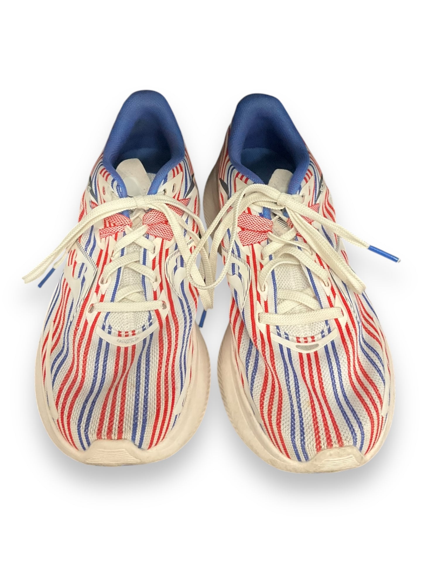 Shoes Sneakers By Clothes Mentor In Blue & Red & White, Size: 7.5