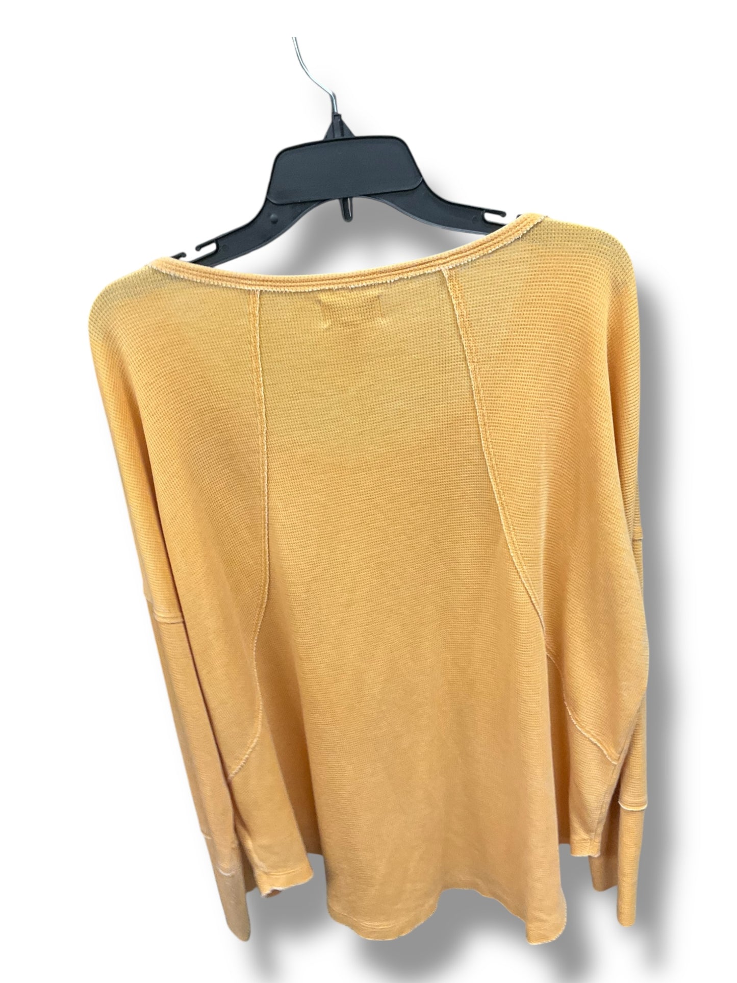 Top Long Sleeve By Lucky Brand In Yellow, Size: 2x