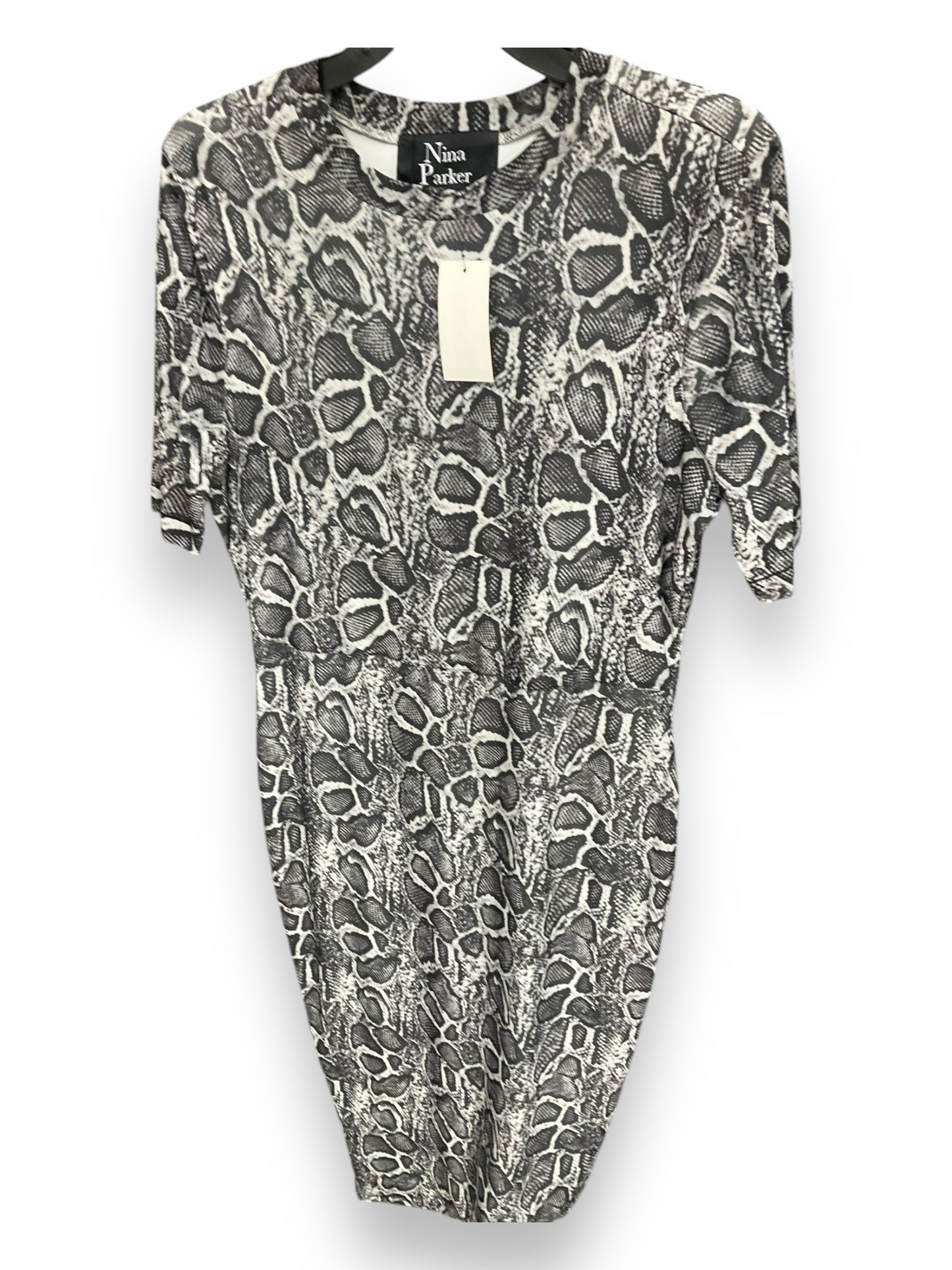 Dress Casual Maxi By Clothes Mentor In Grey, Size: 1x