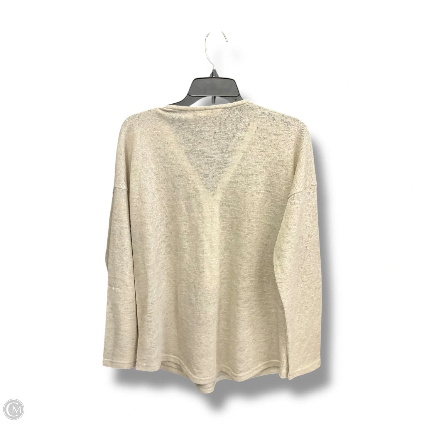 Top Long Sleeve By Soft Surroundings In Tan, Size: M