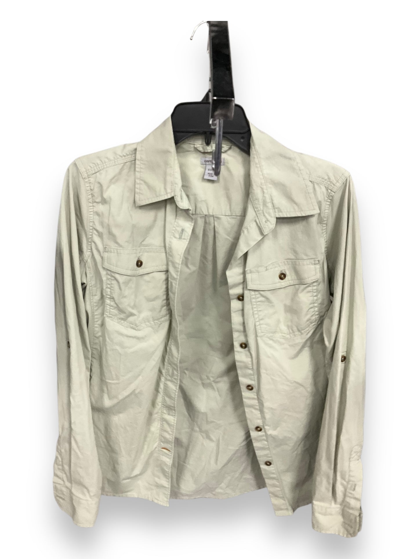 Blouse Long Sleeve By Carhartt In Tan, Size: S