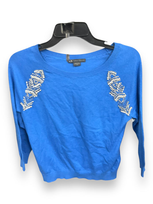 Sweater By Armani Exchange In Blue, Size: M