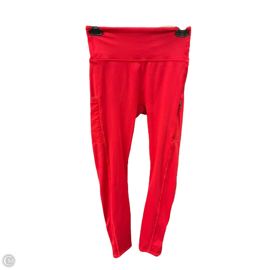 Athletic Leggings By Clothes Mentor In Red, Size: L