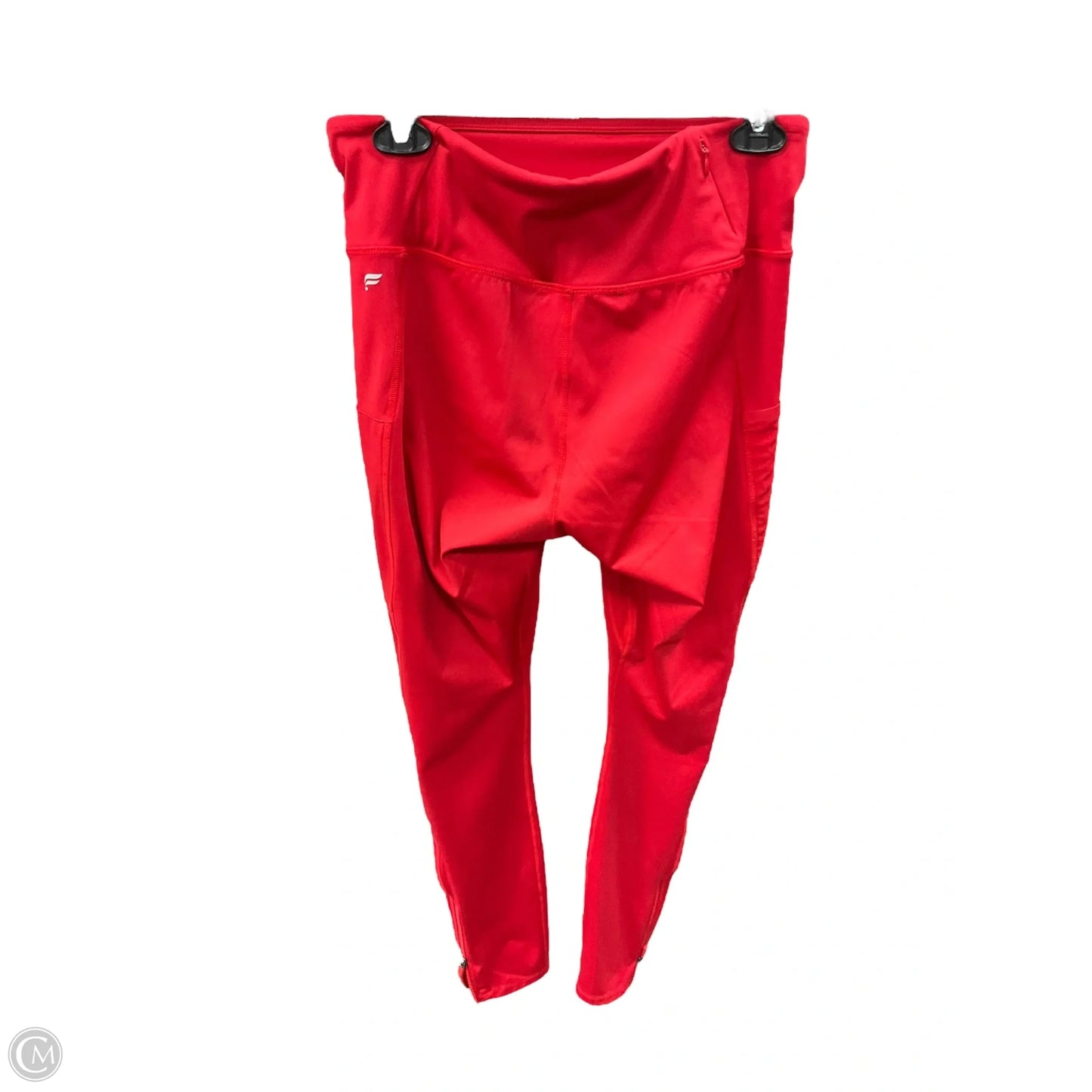 Athletic Leggings By Clothes Mentor In Red, Size: L