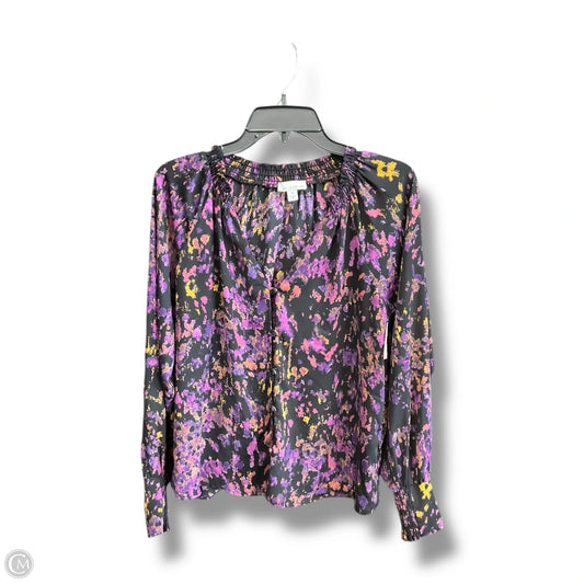 Blouse Long Sleeve By Allison Joy In Multi-colored, Size: S
