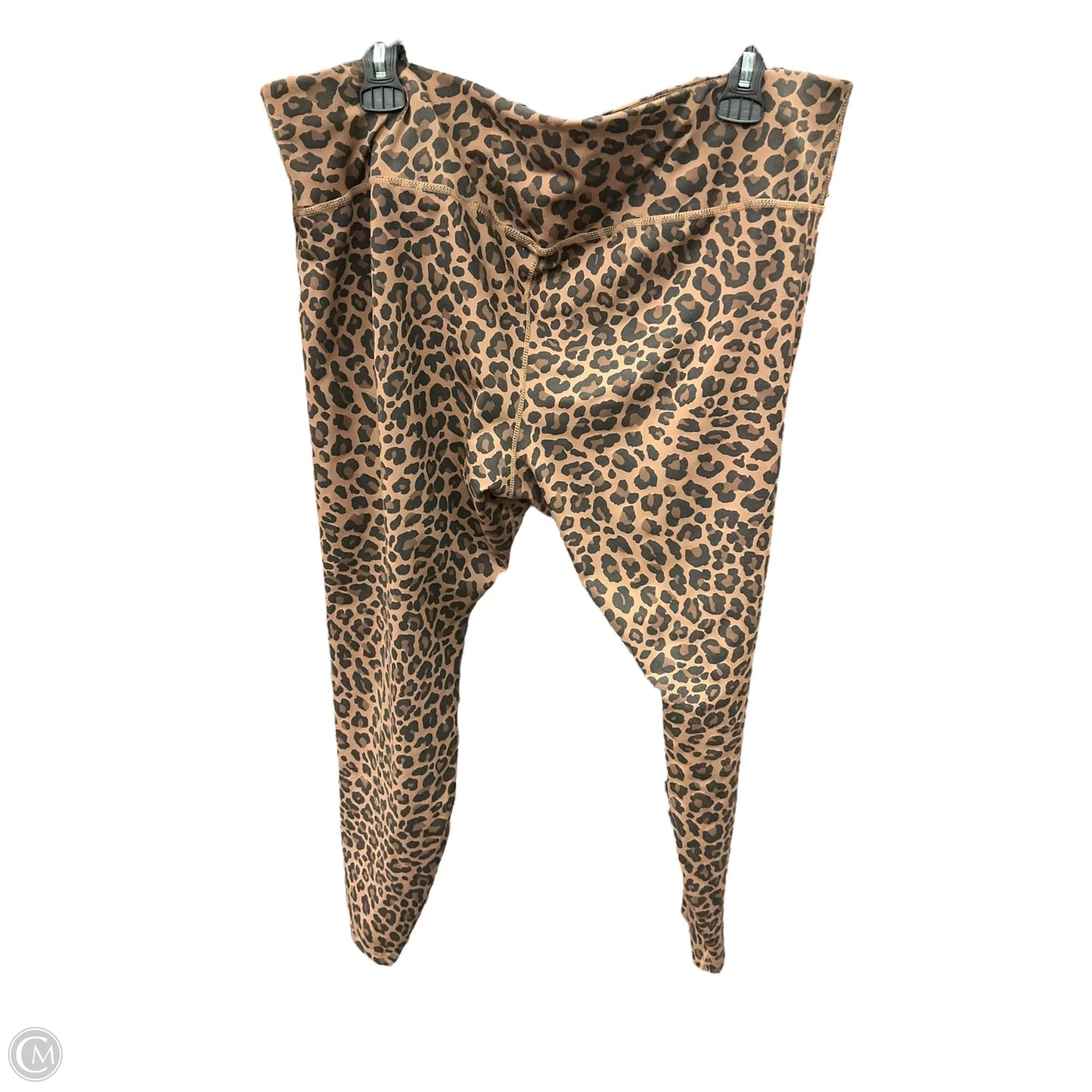 Athletic Leggings By Nike Apparel In Animal Print, Size: 2x