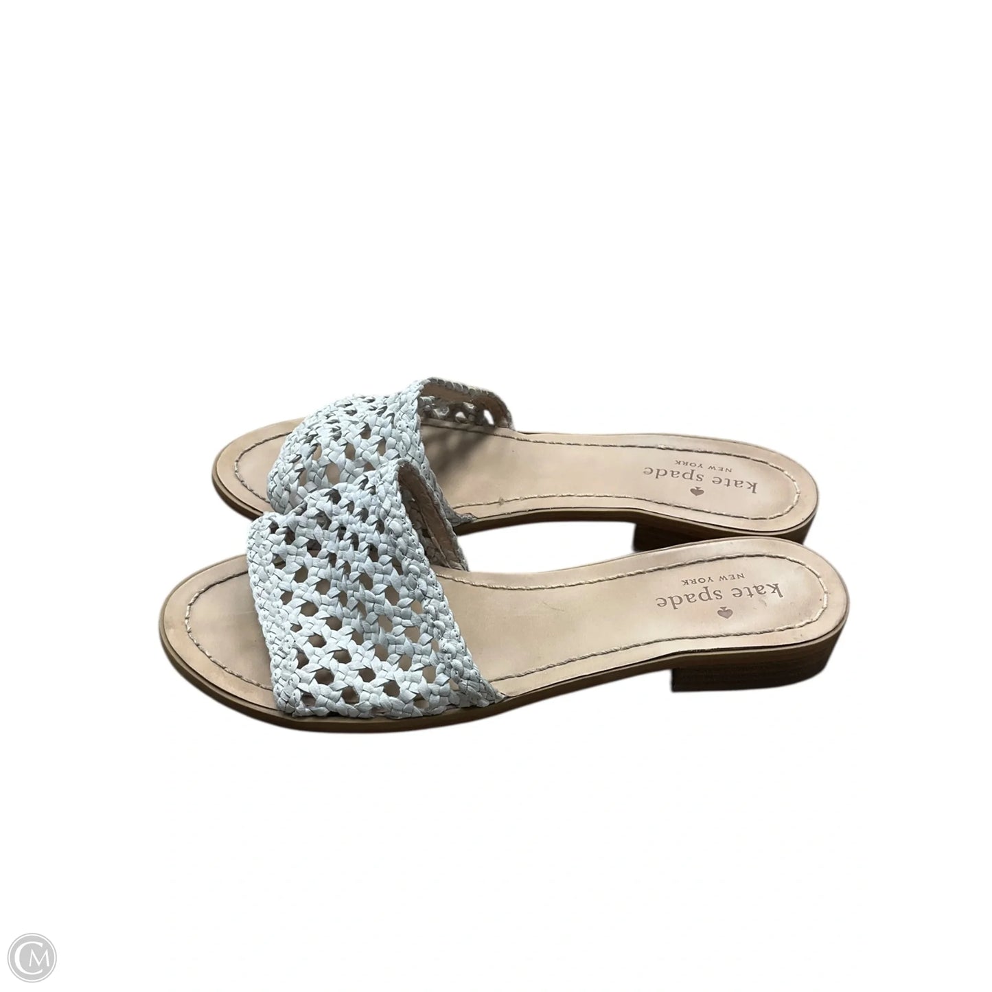 Sandals Designer By Kate Spade In White, Size: 7.5