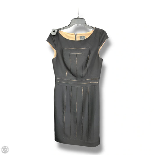 Dress Casual Midi By Adrianna Papell In Black, Size: M