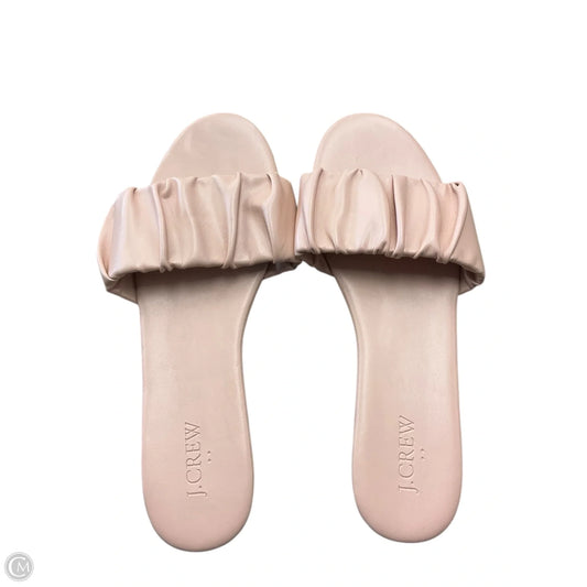 Sandals Flats By J. Crew In Peach, Size: 9