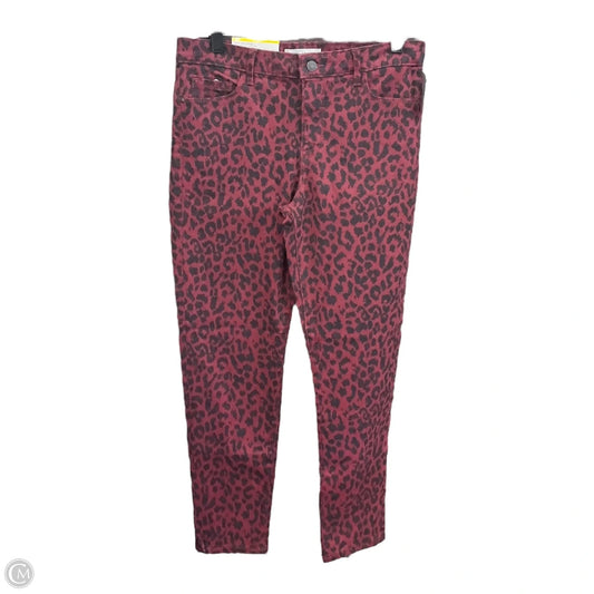 Jeans Skinny By Social Standard By Sanctuary In Animal Print, Size: 8