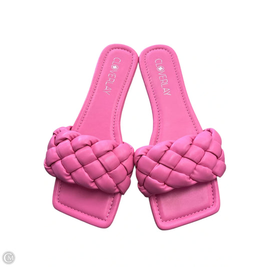 Sandals Flats By Clothes Mentor In Pink, Size: 8