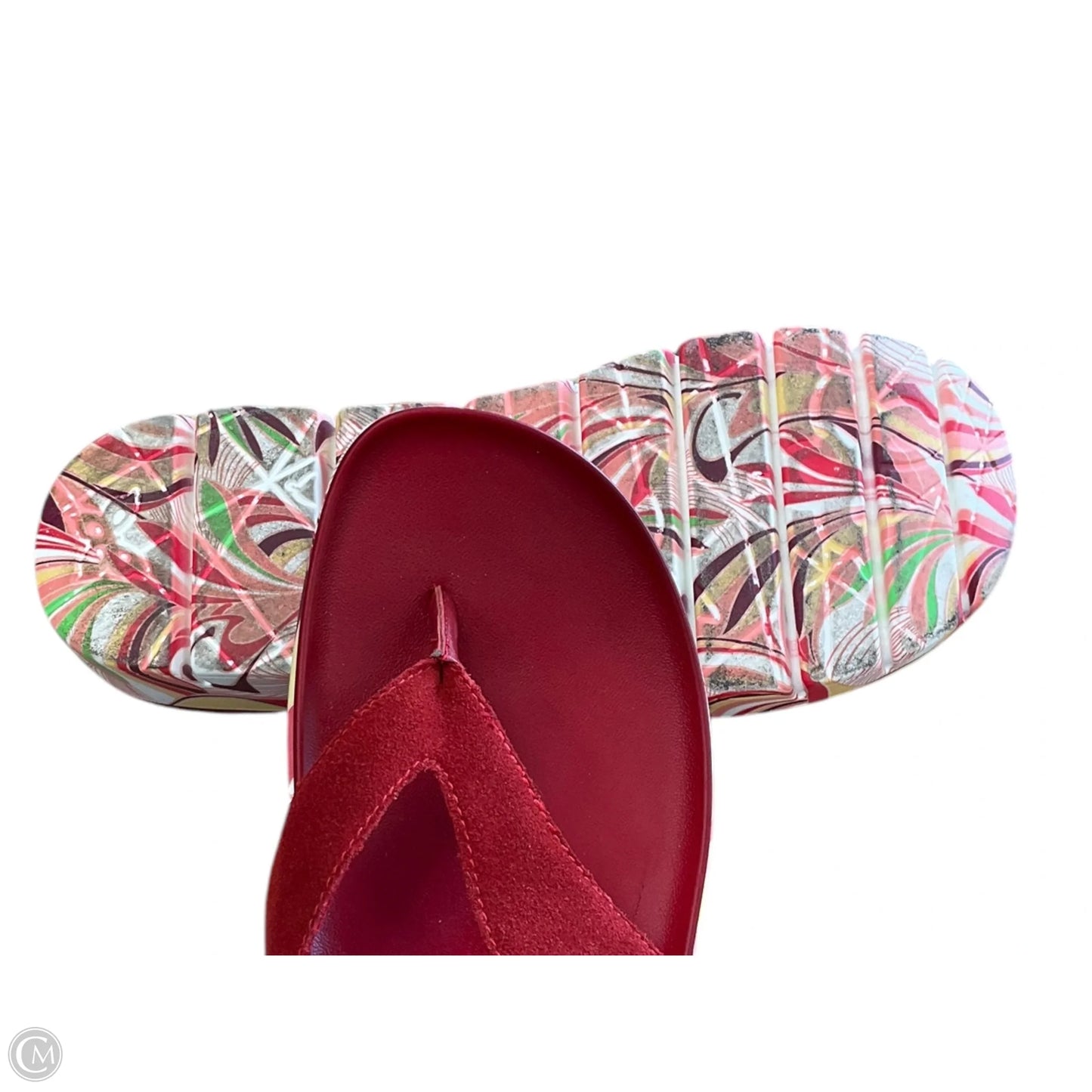 Sandals Flip Flops By Alegria In Red, Size: 9.5