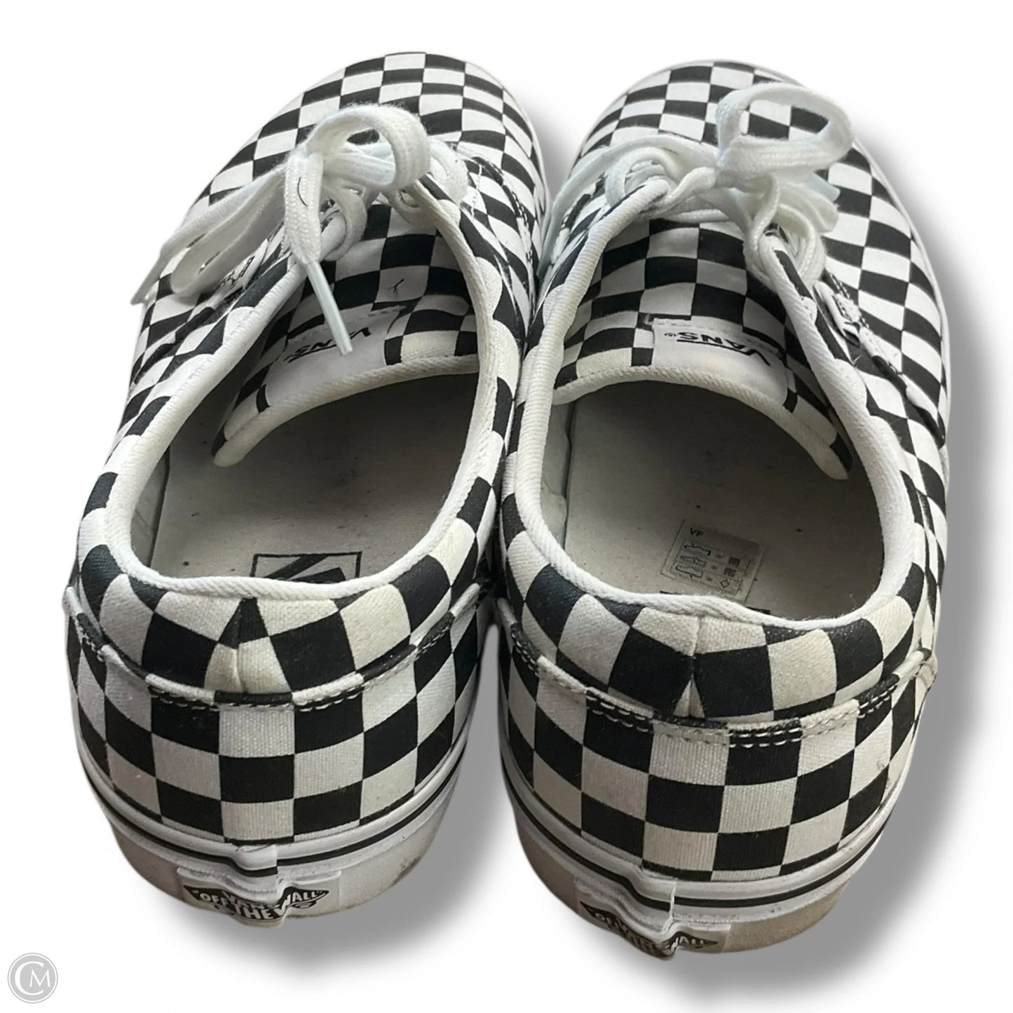 Shoes Sneakers By Vans In Black & White, Size: 11